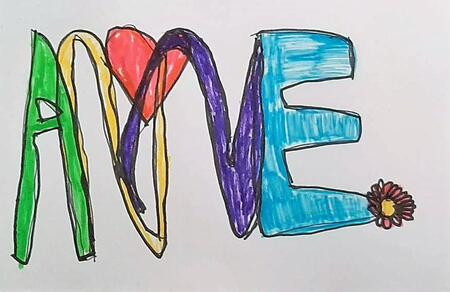 Anne ( Michael Craig Martin inspired) 