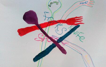 In the Kitchen ( Michael Craig Martin inspired ) 