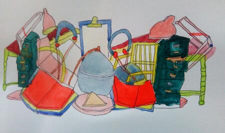 Michael Craig Martin Inspired 