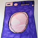 Purple Washing Machine ( Michael Craig Martin Inspired) 