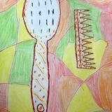 Brush and Comb - Michael Craig Martin inspired 