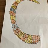 Zen tangle letter 