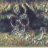 Praying Mantis and Hummingbird alt1