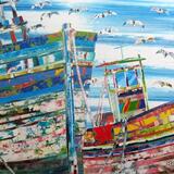 Old Boats and Seagulls