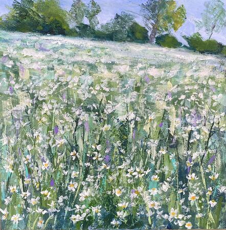 Distant Trees and Daisies 