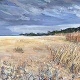 Stormy Skies And Endless Beach 