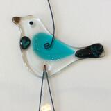 Bird with heart ( Caribbean blue wing)