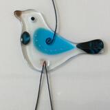 Bird with heart ( blue wing)