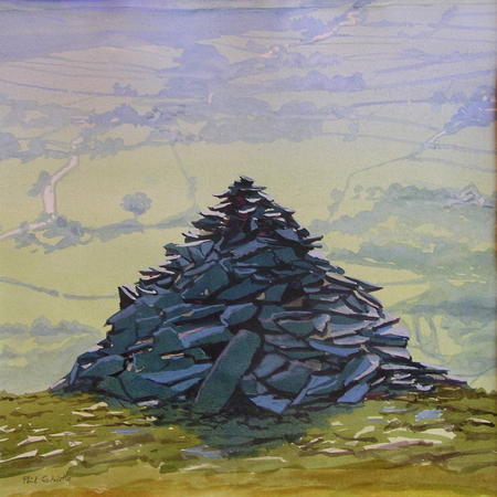 Slate cairn, Castle Crag