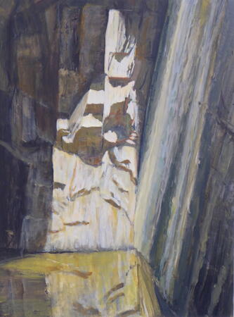 Sunlit corner - study