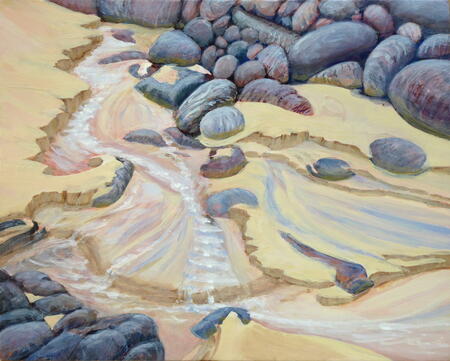 Stream on the sand, Oldshoremore