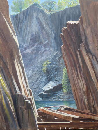 Quarry pool, Hodge Close