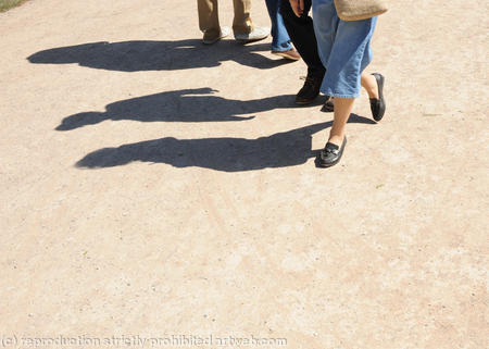 People shadows