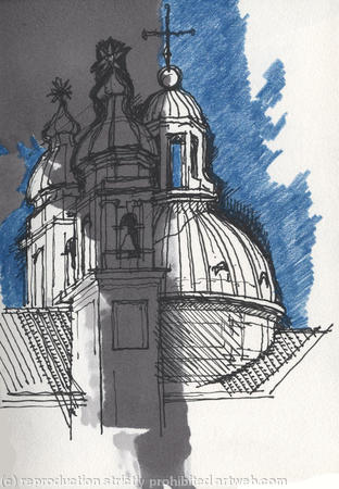 The church of Santa Maria del Rosario