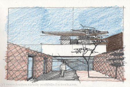 Cesme Entrance Courtyard