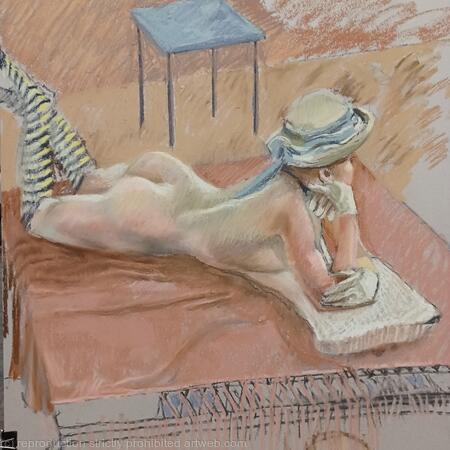 female unfinished sketch