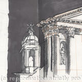 Sketch of the Santa Maria del Rosario 