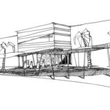 option entrance canopy 3d sketch