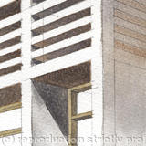 louvre and window doodle