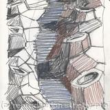 Eruptions astride river