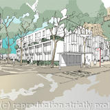 New Public Space with London Plane Trees