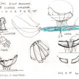 Sketch of Art and Science Museum Singapore by Moshe Safdie