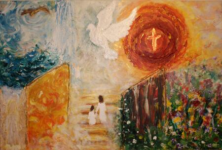 Walk With Me - 77cm x 51.5cm - SOLD