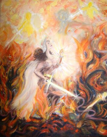 Spiritual Realms - 41 x 51.5cm - SOLD