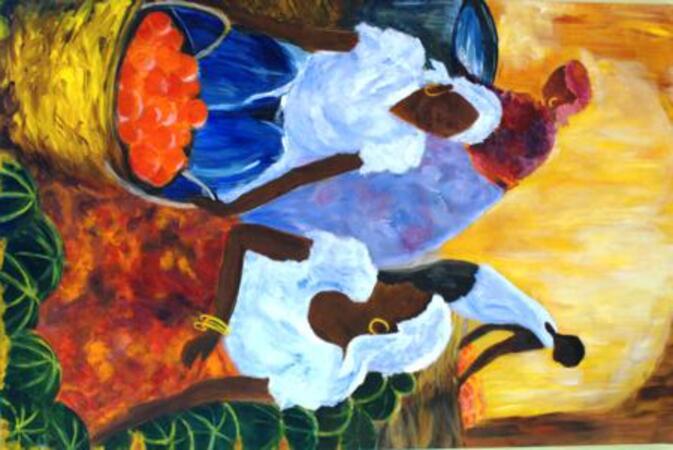 Fruit of Labour - 51.5 x 77.0cm - SOLD