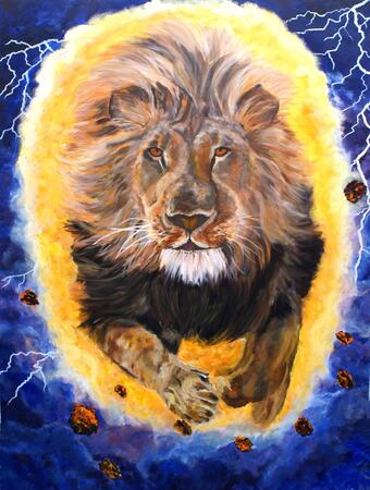 I'm Coming - 92 x 122cm - SOLD