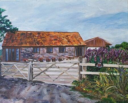 The Ox House - 51 x 40cm - SOLD