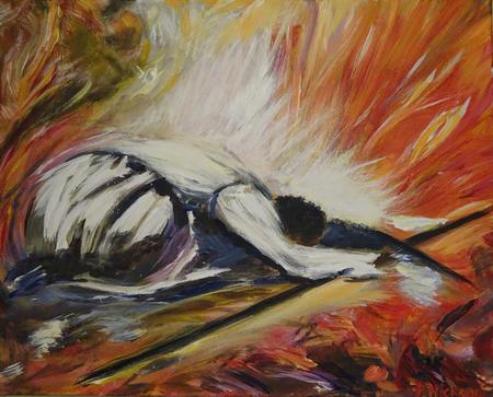 Surrender All - 51 x 41cm - SOLD