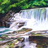 Aberdulais Falls - 77.0 x 51.5cm - SOLD