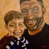Sons (commission) - 60 x 46cm - SOLD