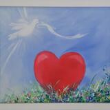 Love Grows Here - 33 x 28cm - £25 