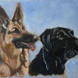 Bob and Lola - 41 x 30cm - £50.00