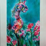 Seal Life 1 - 11 x 14cm - SOLD