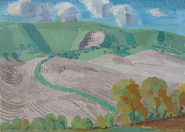 Breezy Day at the Long Man of Wilmington