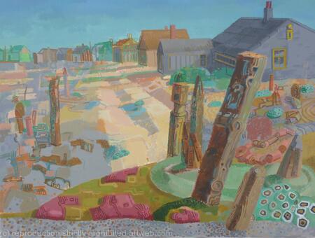 Derek Jarman in his Garden, Dungeness