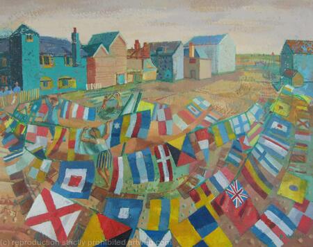 Flags on the Foreshore, Rye