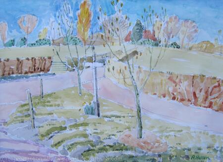 Rural Signpost in Spring