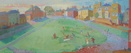 South Green, Southwold, Suffolk, Evening