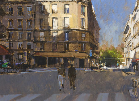 Parisien Morning near the Luxembourg gardens, Paris