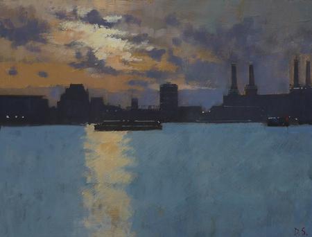 Sunset, Battersea Power Station