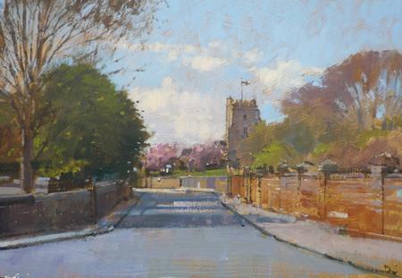 St George's Day Flag, Victoria Road, Aldeburgh