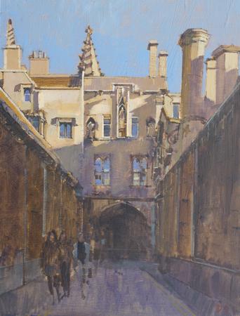 New College Portico from New College Lane, Oxford