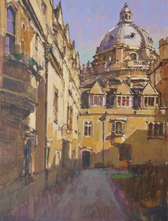 Brasenose, the old quad and Radcliffe Camera, Oxford