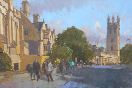Magdalen Tower, from the High St, Late Summer Light, Oxford