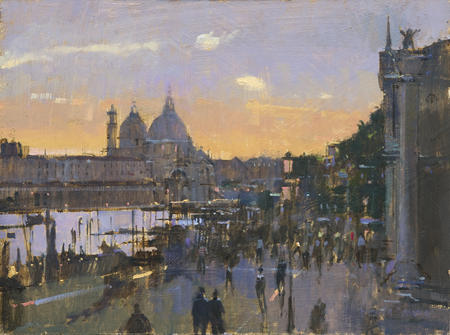 Evening, The departing tourists, Venice