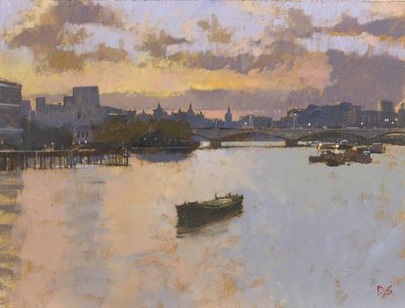 Sunset, View from Blackfriars Bridge - II